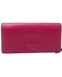 Gucci - Leather Swing Continental Wallet (Authentic Pre-Owned) - Lyst
