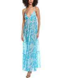 Etro - Lungo Oryx Silk-Blend Maxi Dress - Lyst