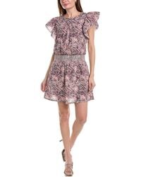 Lilla P - Smocked Waist Mini Dress - Lyst