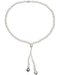 Belpearl - 14k 9-12mm South Sea, Tahitian, & Freshwater Pearl Necklace - Lyst