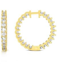 Amairah - Over 5.00 Ct. Tw. Lab-Grown Diamond Hoop Earrings - Lyst