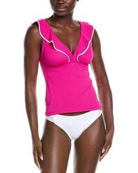 Tommy Bahama - Island Cays Cabana Ruffle Tankini Top - Lyst