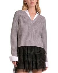 Elan - Wool-Blend Pullover - Lyst