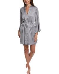 Flora Nikrooz - Solid Luxe Woven Wrap Robe - Lyst