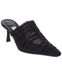 Jimmy Choo - Lotta 65 Ruched Tulle Mule - Lyst