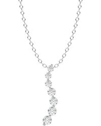 Diamond Select Cuts - 14K 0.50 Ct. Tw. Diamond Pendant Necklace - Lyst