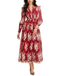 Kaimilan - Long Printed Dress - Lyst