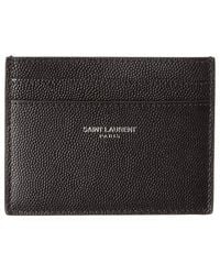 Saint Laurent - Ysl Monogram Credit Card Case - Lyst