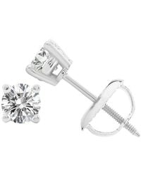 MaxColor - 14K 0.50 Ct. Tw. Lab-Grown Diamond Stud Earrings - Lyst