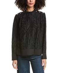 3.1 Phillip Lim - Shadow Vines Jacquard Pleated Top - Lyst