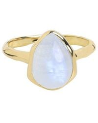TIRAMISU - 14K Plated 3.25 Ct. Tw. Moonstone Ring - Lyst
