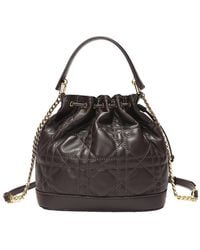 Tiffany & Fred Paris - Large Quilted Leather Drawstring Bag - Lyst