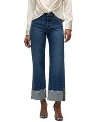 Hudson Jeans - Rosie High-Rise Wide Leg Ankle Jean - Lyst