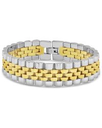 Sterling Forever - 14k Plated Chunky Chain Watch Band - Lyst