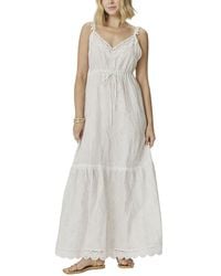 Splendid - Anastasia Linen-Blend Maxi Dress - Lyst
