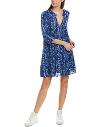 Ba&sh Frezza Shift Dress - Blue