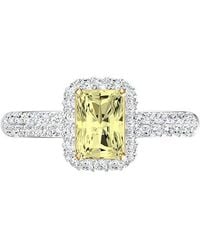 Lab Grown Diamonds - 14K 2.50 Ct. Tw. Lab-Grown Diamond Halo Engagement Ring - Lyst