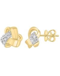 Effy Fine Jewelry - 14K 0.20 Ct. Tw. Diamond Earrings - Lyst