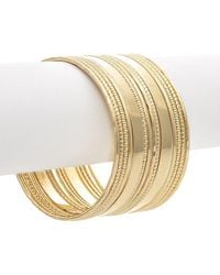 Rivka Friedman - 18K Plated Bangle Bracelet - Lyst