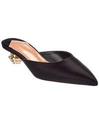 Aquazzura - Alex 35 Jewel Satin Mule - Lyst