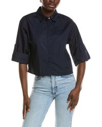 1.STATE - Boxy Button Down Shirt - Lyst