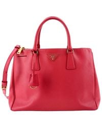 Prada - Saffiano Leather Double Zip Lux Tote Medium (Authentic Pre-Loved) - Lyst