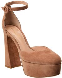 Gianvito Rossi - Holly Suede D'orsay - Lyst