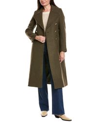 Barbour - Reva Wool-Blend Military Coat - Lyst