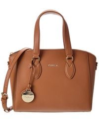 Furla - Minerva Leather Satchel - Lyst