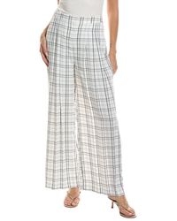 Kenneth Cole - High Rise Wide Leg Pant - Lyst