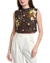 Valentino - Wool & Silk-Blend Top - Lyst