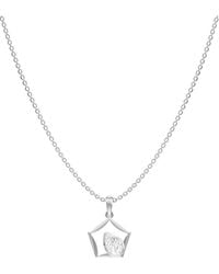Lab Grown Diamonds - 0.95 Ct. Tw. Lab-Grown Diamond Necklace - Lyst
