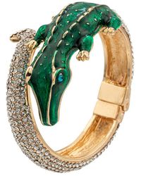 Eye Candy LA - Crystal See You Later Alligator Cuff Bracelet - Lyst