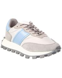 Tod's - Canvas & Leather Sneaker - Lyst