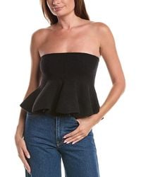 Susana Monaco - Mapache & Wool-Blend Tube Flair Top - Lyst