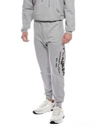 McQueen - Cut & Sew Graffiti Print Jogger Pant - Lyst