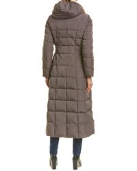 cole haan quilted coat with inner bib