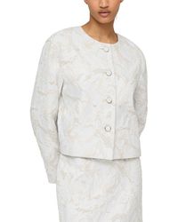 Lafayette 148 New York - Silk-Blend Drop-Shoulder Jacket - Lyst