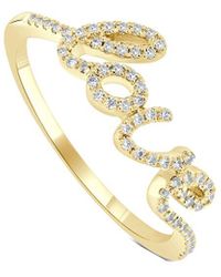Sabrina Designs - 14k 0.16 Ct. Tw. Diamond Love Ring - Lyst