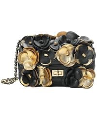 Tiffany & Fred Paris - Full-grain Floral Leather Shoulder Bag - Lyst