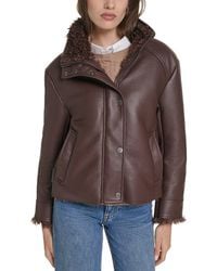 Cole Haan - Novelty Faux Suede Jacket - Lyst
