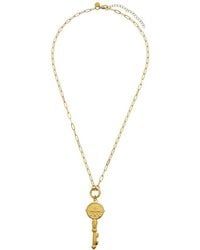 petit moments - 18K Plated Stainless Steel Pendant Necklace - Lyst