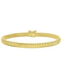Italian Gold - 14K Tubogas Chain Bracelet - Lyst