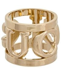 Gucci - Logo Carre Ring - Lyst