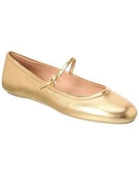 Gianvito Rossi - Leather Ballerina Flat - Lyst