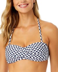 Anne Cole - Liz Twist Bandeau Top - Lyst
