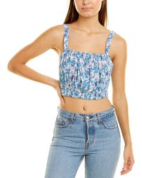 CELINA MOON - Cropped Tank - Lyst