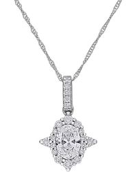 Lab Grown Diamonds - Created Forever 14K 0.71 Ct. Tw. Lab-Grown Diamond Statement Necklace - Lyst