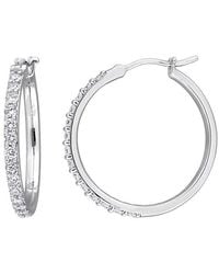 Created Forever - 0.98 Ct. Tw. Lab-Grown Diamond Hoop Earrings - Lyst