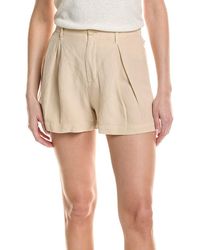 Bella Dahl - Linen-Blend Culotte Short - Lyst